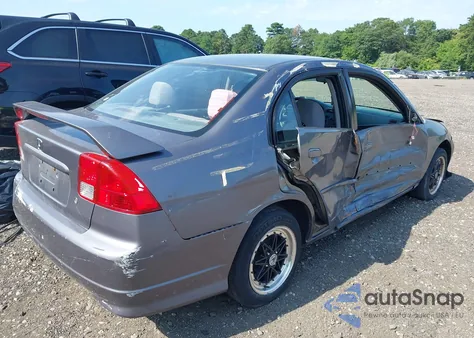 2005 Honda Civic Lx from USA, damaged, VIN JHMES16525S002416